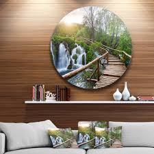 Browse our selection of photography wall art and sort by size, shape, orientation, color and more! Designart Plitvice Lakes National Lark Landscape Photography Round Wall Art Disc Of 23 Inch 23 X 23 Blue Home Kitchen Posters Prints Stanoc Com