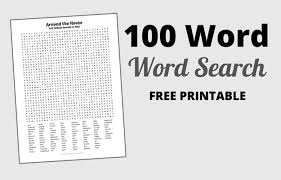 They are extremely popular with children. 100 Word Word Search Pdf Free Printable Hard Word Search