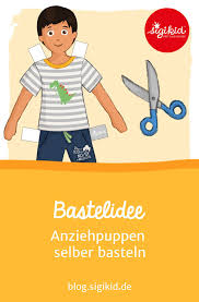 Kleider herstellen und tragen ist etwas. Anziehpuppen Mit Kindern Basteln Angebote Fur Kinder Kinder Beschaftigung Basteln Mit Kindern