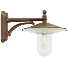 Kichler argyle single light 10 tall led outdoor wall sconce with clear seeded glass shade. Outdoor Wall Lamp With Cylindric Glass Terra Lumi