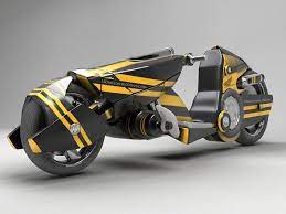 3d Model Sci Fi Motorcycle Futuristic Motorcycle Futuristic Cars Motorcycle