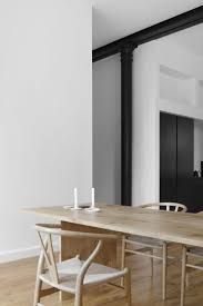 Bespoke Dining Table With Dinesen Heart Oak Wishbone Chairs By Carl Hansen Son And Custom Made Ca Bespoke Dining Table Minimalism Interior Oak Dining Table
