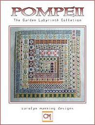 Carolyn Manning Designs The Garden Labyrinth Collection Pompeii Cross Stitch Patterns Stitch Patterns Cross Stitch