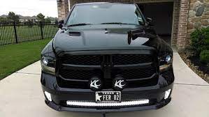 Installed 42 Curved Led Light Bar Dodge Trucks Dodge Trucks Ram New Trucks
