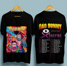 All orders are custom made and most ship worldwide within 24 hours. New Bad Bunny Tour Aug Dec 2019 T Shirt S 5xl Men And Women T Shirt S 6xl Tour T Shirts T Shirts For Women T Shirts S