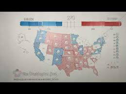 Drawing The Results Robot Printing The Live 2020 Electoral Map Youtube