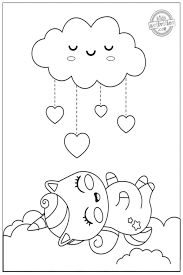 Best coloring pages of the most popular animals. Magical Unicorn Coloring Pages