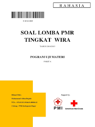 Soal jumbara pmr 2019 beserta kunci jawaban. Soal Lomba Pmr Tingkat Wira Tahun 2014 Paket A Pdf