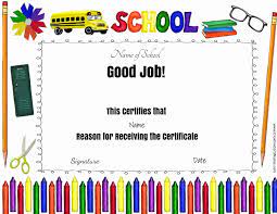Free printable birthday certificates for kids template. Certificates For Kids Free And Customizable Instant Download