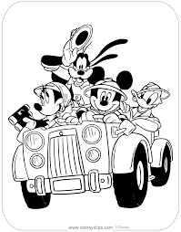 Free mickey and his friends coloring page to print and … Mickey Mouse Friends Coloring Pages 2 Disneyclips Com