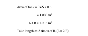 How To Calculate Rectangular Water Tank Size Capacity In