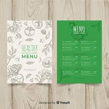 Download Colorless Organic Menu Template For Free Menu Template Menu Mockup Free Organic Graphic Design