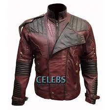 Avengers Infinity War Waxed Star Lord Jacket Star Lord Star Lord Costume Jackets
