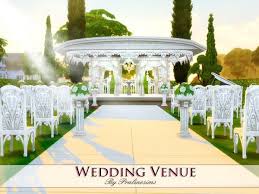 The Sims Resource Wedding Venue By Praline Sims Sims 4 Downloads Sims Wedding Venues The Sims 4 Lots