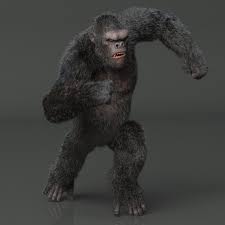 Free 3d Model King Kong Rig King Kong 3d Model Kong
