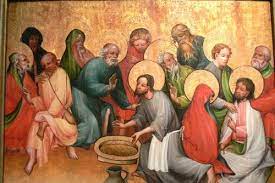 Jeudi saint 2020 et adoration de jesus eucharistie. Le Lavement Des Pieds Art Et Bible Jeudi Saint Samedi Saint Art