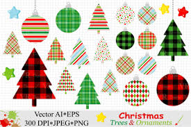Download 3 Christmas Trees Clipart Designs Graphics PSD Mockup Templates