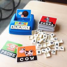 Click To Buy Early Childhood English Spelling Learning Education Diy Literacy Spelling Machine Gam Letter Games Educational Toys For Kids Education Diy