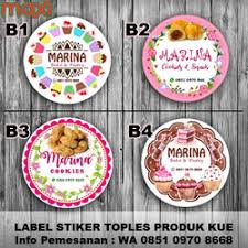 We have 7736 free design kue kering vector logos, logo templates and icons. Jual Cetak Stiker Label Produk Makanan Model Persegi Kab Jember Toko Unik Maxi Tokopedia