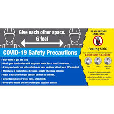 Terms in this set (88). Safety Products Inc Covid 19 Safety Precautions Banners