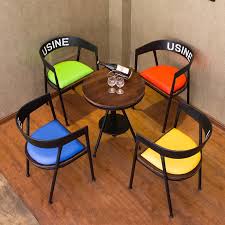 Buy cheap coffee shop tables at wholesale prices that are very good commercial quality ideal for bistro cafes and business canteen areas. Usd 42 23 American Casual Color Bar Coffee Shop Tables And Chairs Fashion Creative Wrought Iron Solid Wood Coffee Table Tea Table Wholesale From China Online Shopping Buy Asian Products Online