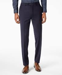 Calvin Klein Men S Skinny Fit Infinite Stretch Suit Pants Navy In 2020 Skinny Fit Pants Pants For Women Pantsuit