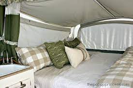 Pop up camper mattress sheets. How We Sleep Comfortably In Our Pop Up Camper The Pop Up Princess