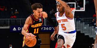 Hawks raise alarm about 'illegal' knicks plays what it was like inside the garden for knicks' playoff madness knicks ban fan after video shows him spitting on trae young Ny Knicks Vs Atl Hawks Betting Odds Trends Key Stats
