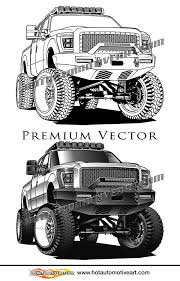 The ford maverick was revealed recently and has been impressing us ever since. 2017 Ford F 250 Custom Lifted 4x4 Truck Vector Clip Art Trucks Truck Coloring Pages Clip Art