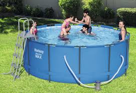 Bestway Steel Pro Max Steel Frame Pool Set With Filter Pump And Accessories 10250 L Blue 366 X 366 X 122 Cm Buy Online In Guam At Guam Desertcart Com Productid 59506752