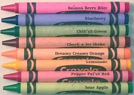 The Crayon Blog Rare And Not Rare A Visual Look At Crayola Crayon Color Names You Probably Haven T Seen