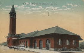 Old C B Q Railroad Station In Quincy Il Railroad Station Train Station Quincy