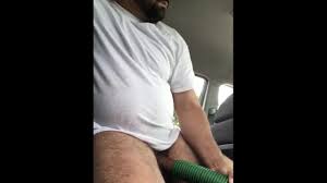 Daddy Bear Gets A Blow Job From Car Vacuum