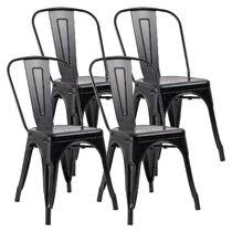 Product title shaker dining chairs, set of 4, black average rating: Heavy Duty Kitchen Chairs Wayfair