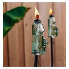 65 King Oahu Glass Torch Blue Tiki In 2020 Tiki Lights Outdoor Tiki Bar Solar Lights