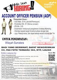Maybe you would like to learn more about one of these? Lowongan Kerja Pt Bank Mandiri Taspen Goletskerja