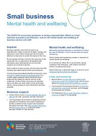 Health officials confirmed on sunday a female flight crew member tested. Qmhc Covid 19 Information Sheet Mental Health And Wellbeing For Small Business March 2020 Queensland Mental Health Commission