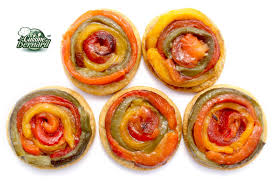Mini Tartes Tatin De Poivrons Grilles La Cuisine De Bernard Mini Tarte Tatin Mini Tarte La Cuisine De Bernard