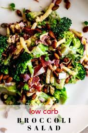 Keto Low Carb Broccoli Salad Recipe Low Carb Broccoli Salad Broccoli Recipes Easy Healthy Side Dishes