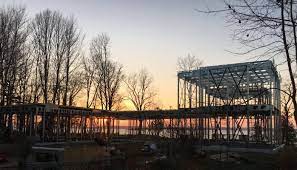La structure en acier léger des maisons bone structure® permet une pleine liberté créative pour concevoir des maisons de caractère à l'architecture contemporaine. Maison Du Lac Champlain La Suite De Notre Collaboration Avec Bone Structure