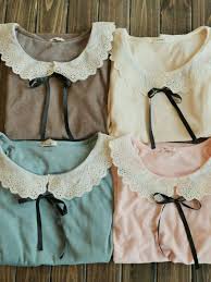 Cute Sweaters With Peter Pan Colors And Ties Kawaii Fashion Pretty Outfits Cute Fashion