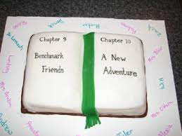 Added leaves to fill in gaps (wilton 352 tip). Farewell Cake Book A New Adventure Farewell Cake School Cake Goodbye Cake
