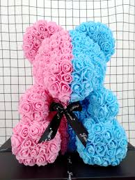 There are over three hundred species and tens of thousands of cultivars. Home Decor 22cm Rose Bear Flower Teddy Bear Gift Artificial Rose Birthday Anniversary Gift Floral Decor