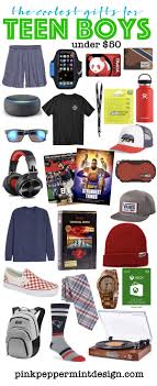 They are probably the hardest to buy for on your list. The Coolest Gifts For Teen Boys Under 50 Pink Peppermint Design