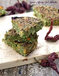 Green Moong Dal Handvo Recipe Recipe Veg Snacks Indian Food Recipes Vegetarian Indian Food Recipes