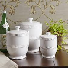 Each canister is crafted of durable ceramic and features a vivid finish that lends a cherry look to the kitchen. Decorative Kitchen Canisters Sets You Ll Love In 2021 Visualhunt