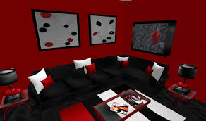 Browse modern black living room decorating ideas and furniture layouts. Black And Red Living Room Set Wild Country Fine Arts