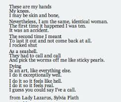 From Lady Lazarus Sylvia Plath Plath Poems Sylvia Plath Poems Sylvia Plath
