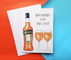 Personalised Aperol Spritz Birthday Card Happy Birthday To Etsy Aperol Spritz Spritz Aperol