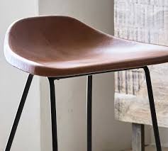 brenner leather counter stool pottery